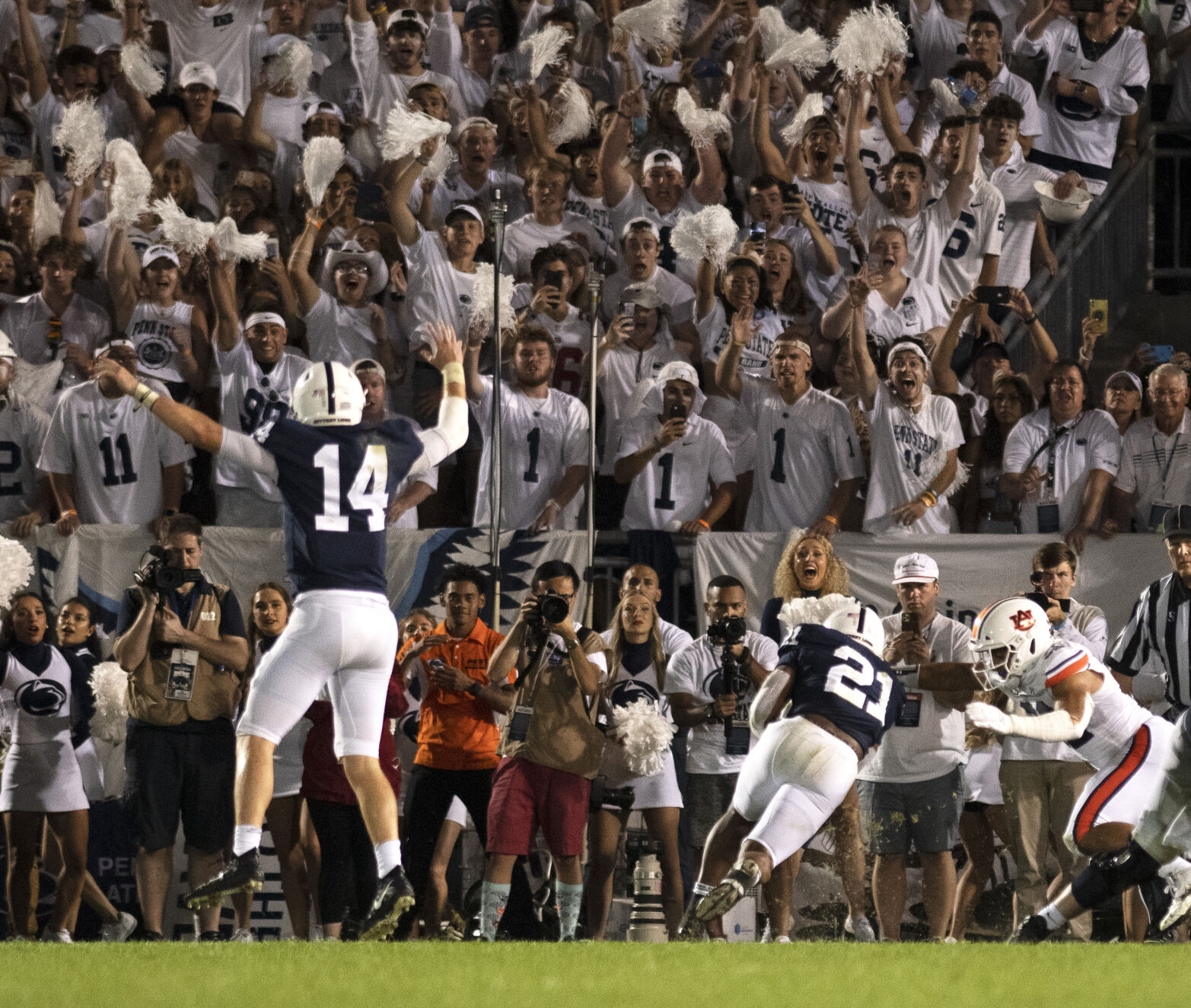Penn State football vs. Auburn, touchdown